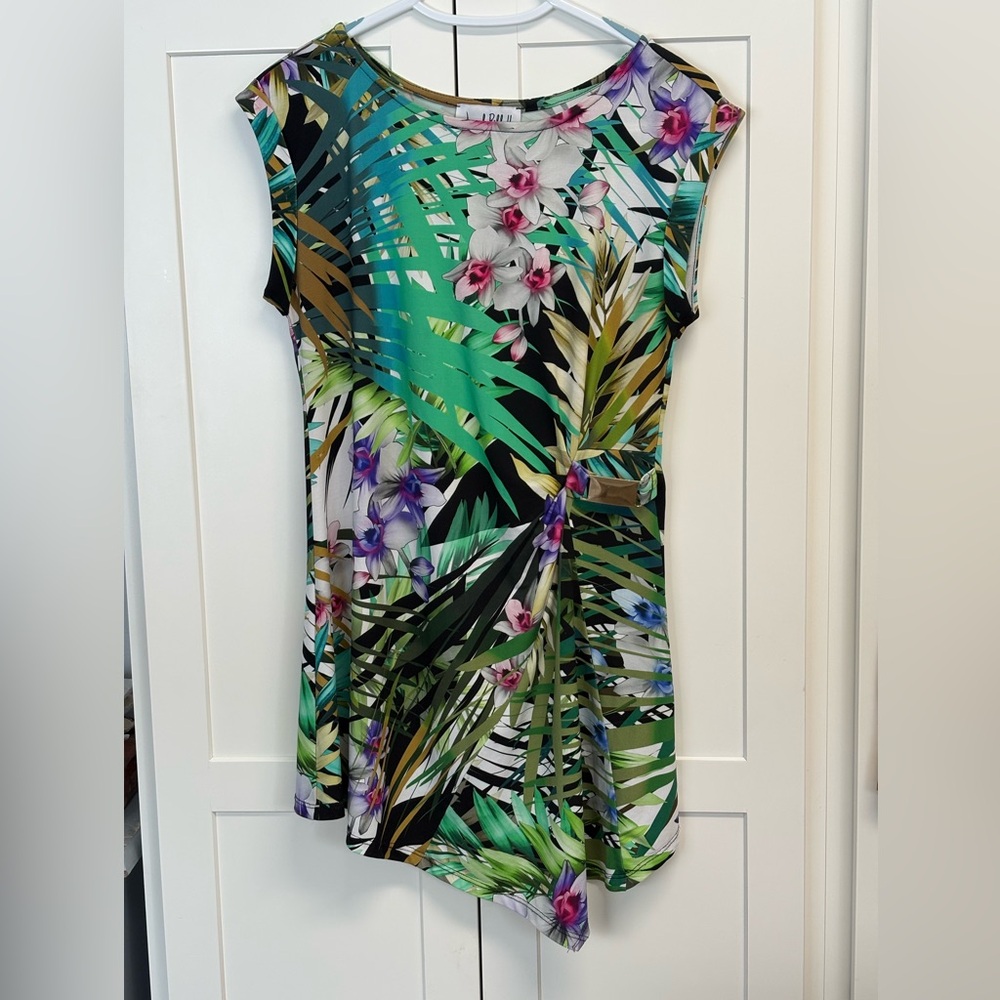 Joseph Ribkoff Style 172644 Ladies Size US size 6,Multi-Color Tunic Top